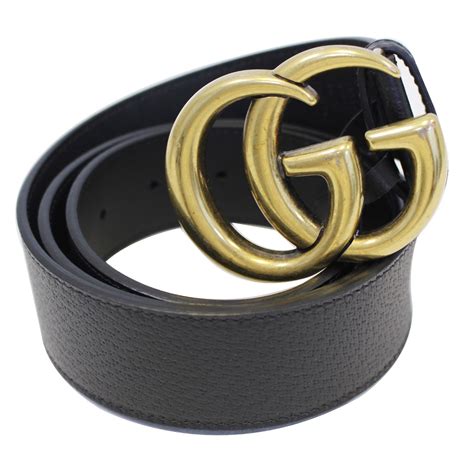 fake black leather gucci belt|authentic black gucci belt.